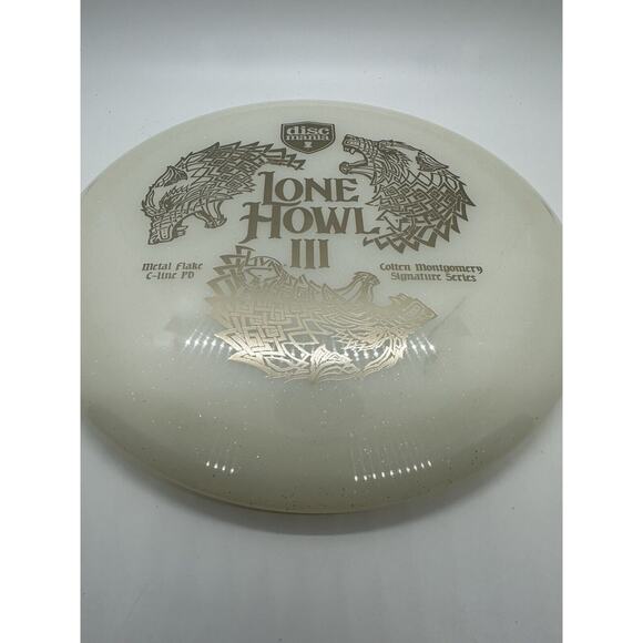 NEW 173G Discmania Lone Howl 3 Metal Flake C-Line PD White Colten Sig Series - Picture 5 of 5